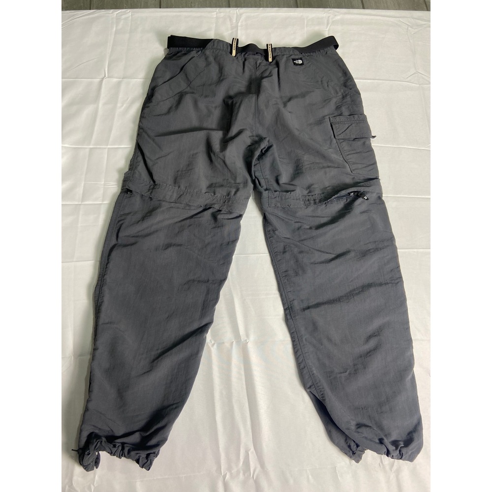 The North Face Women's Convertable Hiking Zip Off Pants Size L Gray
